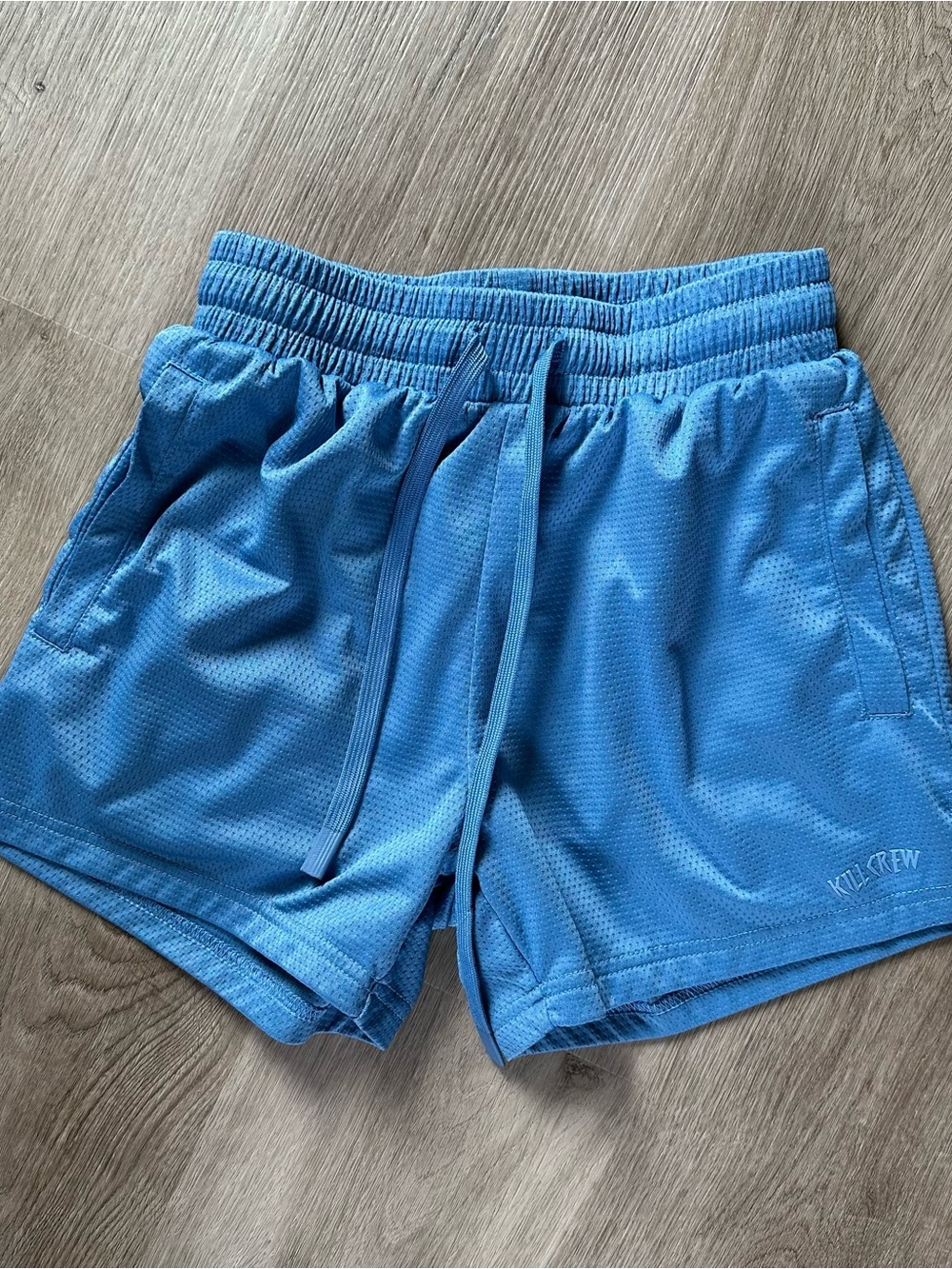 Kill Crew Women’s Light Blue Athletic Mesh Shorts